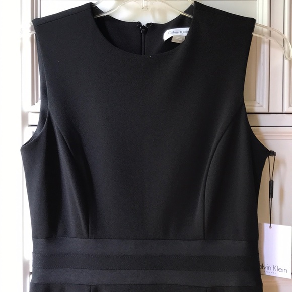 NWT Black Calvin Klein dress, size 2 - Picture 2 of 7